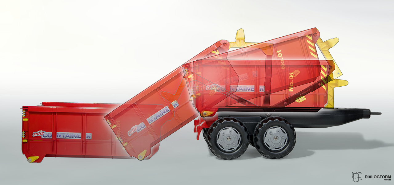 Industrial Design / Industrie Gestaltung Dialogform - Spielzeug Anhänger - rollyToys